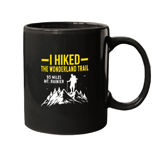 I Hiked The Wonderland Trail Mt Rainier Mugs