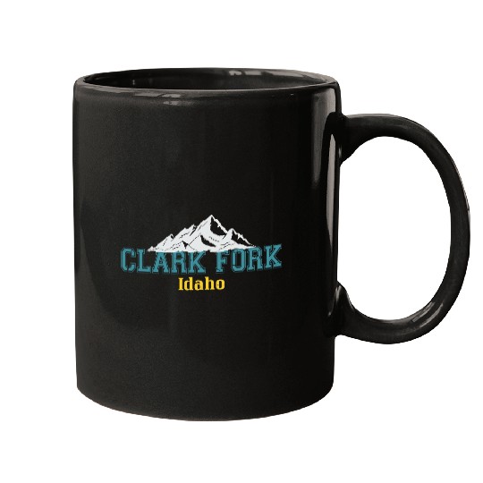 Idaho Clark Fork Mountain Hiking Vacation Trip Souvenir Mugs
