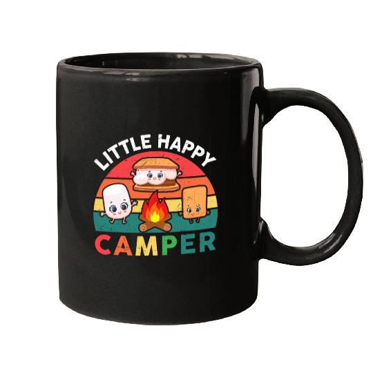 Little Happy Camper s Kids Marshmallow Smores Camping Mugs
