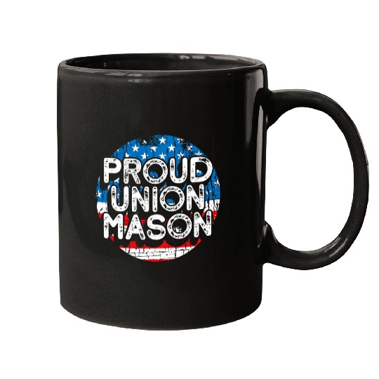 Proud Union Mason Masonry Construction Work Constructionist Mugs