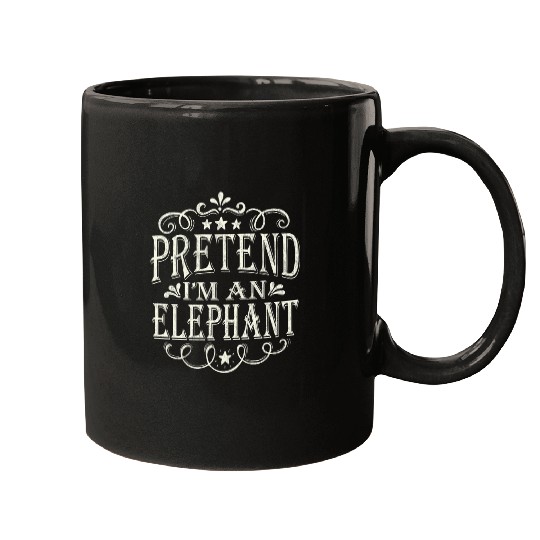 Discover Elephant Pet Pretend I m An Elephant Funny Halloween Costume Party Mugs