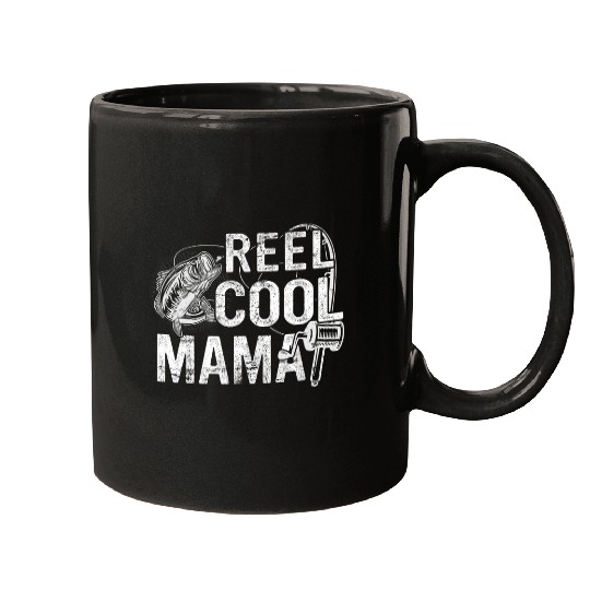 Discover Distressed Reel Cool Mama Fishing Mother S Day Mugs