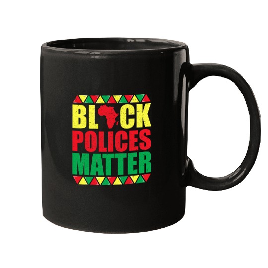 Discover Police Job Black Polices Matter Black History Month Mugs