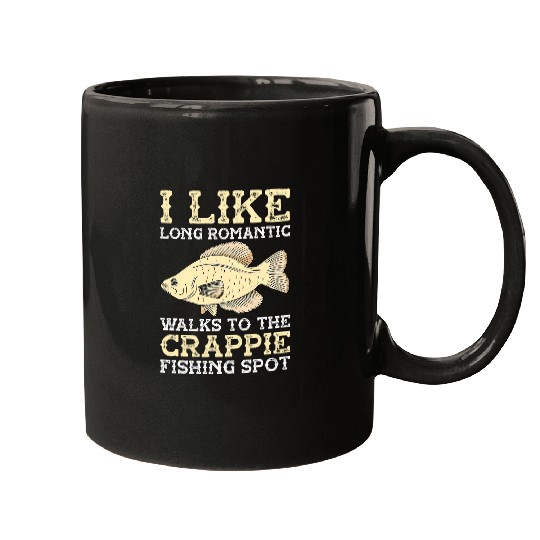 Crappie Fishing Net Fisher Gear Lure Crappie Fisherman Mugs