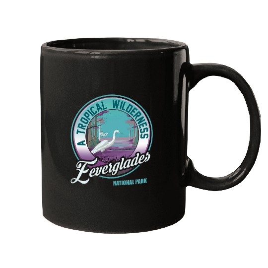 Florida National Park Everglades Tropical Wilderness Mugs