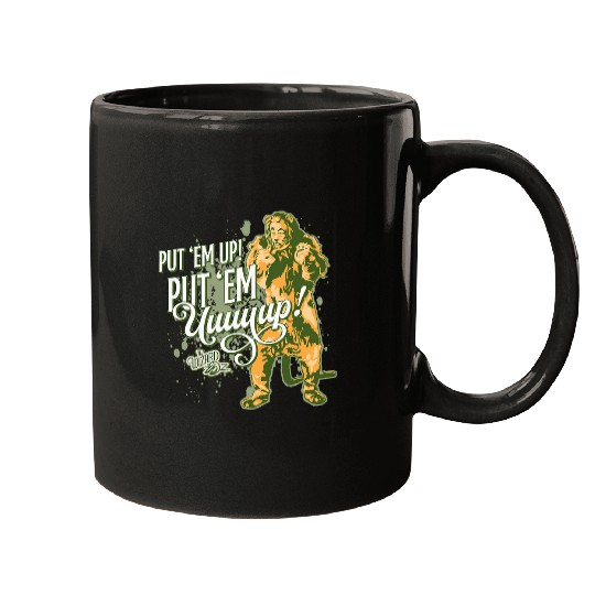 Lion Pet The Wizard Of Oz The Cowardly Lion Put Em Up Mugs