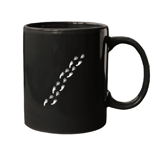 Discover Raccoon Pet Footprint Trash Panda Animal Lover Racoon Mugs