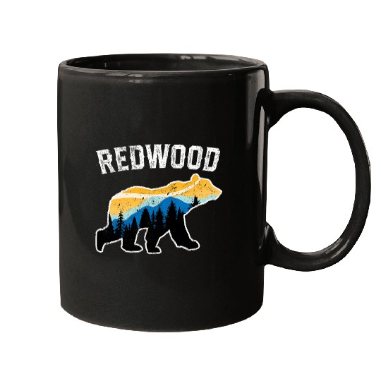 Bear Pet Redwood National Park Bear californias Redwood Forest Mugs