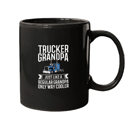 Mens Semi Truck Driver Trailer Trucker Training Mugs
