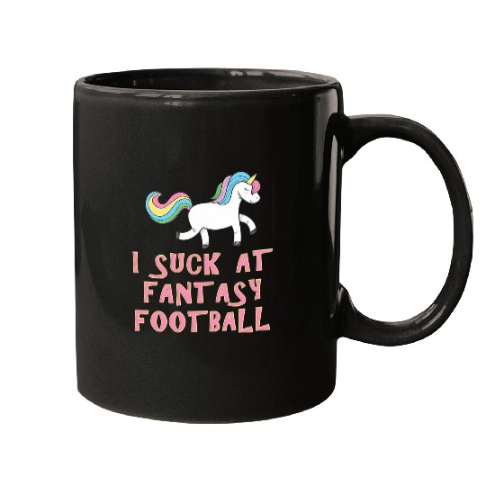 I Suck At Fantasy Football Unicorns Sunday Mugs