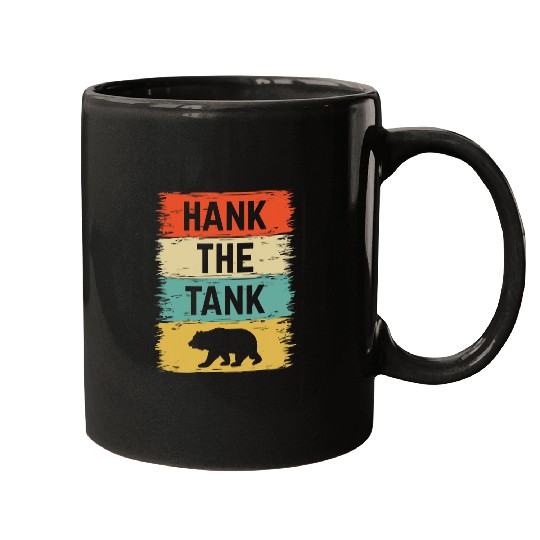 Bear Pet Retro Hank The Tank Bear Lake Tahoe californias Black Mugs