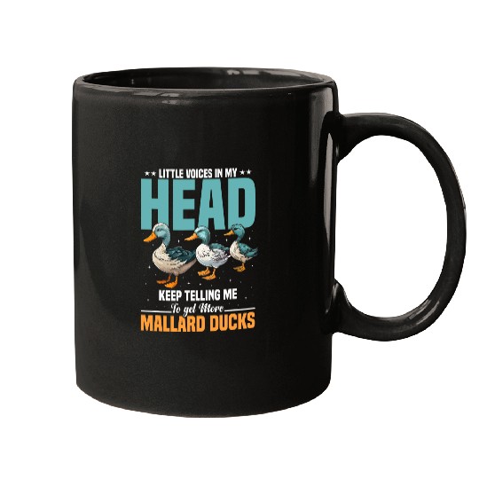 Duck Pet Mallard Duck Owner Enclosure Toys Food Duck Lover Gear Mugs
