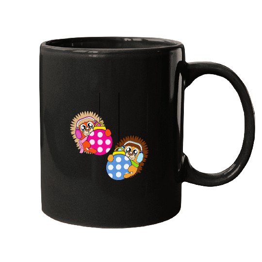 Hedgehog Pet Christmas Balls Winter Snow Mugs