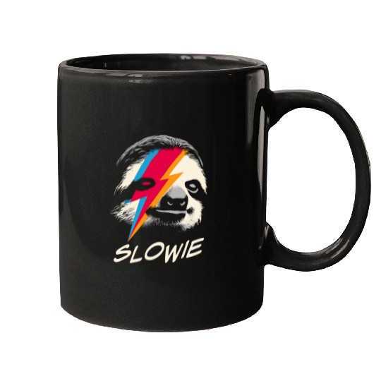 Sloth Pet Slowie Sloth Rock Music Concert Band Funny Sloth 7 Mugs