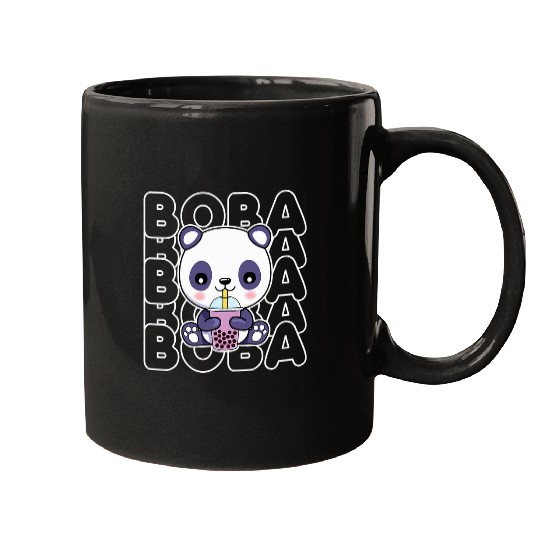 Panda Pet Kawaii Boba Bubble Milk Tea Panda Lover Kids Teens Girls Mugs