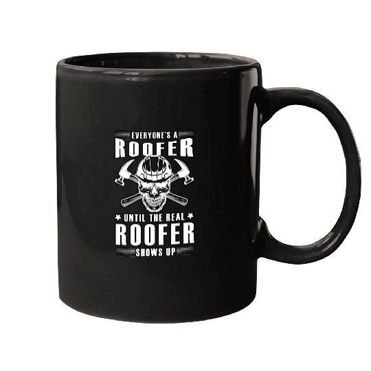 Beer Fun Beer Construction Worker Coffee Beer Roofing Tools Roofer2 Mugs