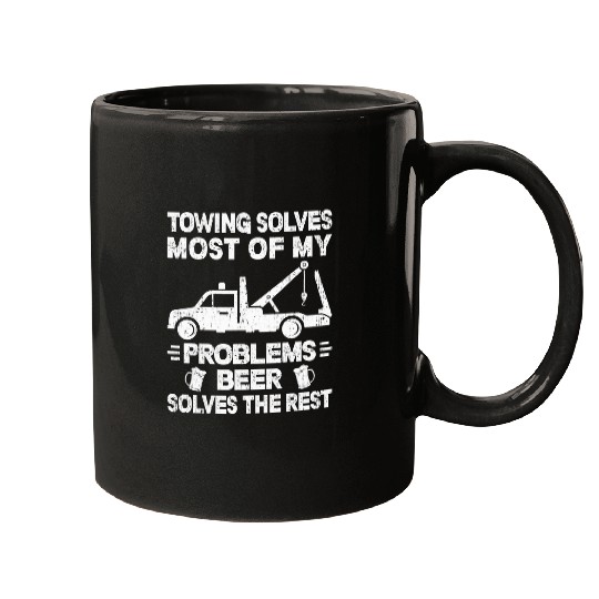 Beer Fun Camel Towing Solves mosts Of My Problems Beer Solves The Rest Mugs