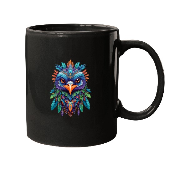 Penguin Pet Spiritual Mandala Bohemian Design Mugs