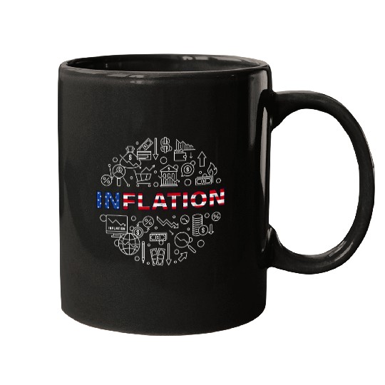 Inflation Economics and Money Printing Mugs