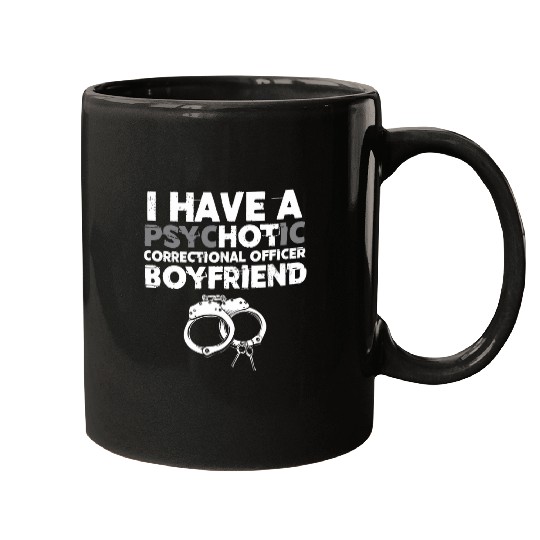 Hot Correctional Officer Boyfriend Police Law Enforcement Mugs