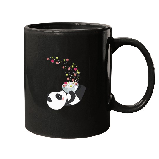 Panda Pet Kawaii Panda Lovers Hawaii Sushi Gifts Hawaiian Poke Bowl Mugs