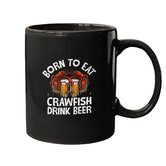 Beer Fun Cajun Crawfish Crayfish Boil Beer Drinking Beer Lover 04 Mugs