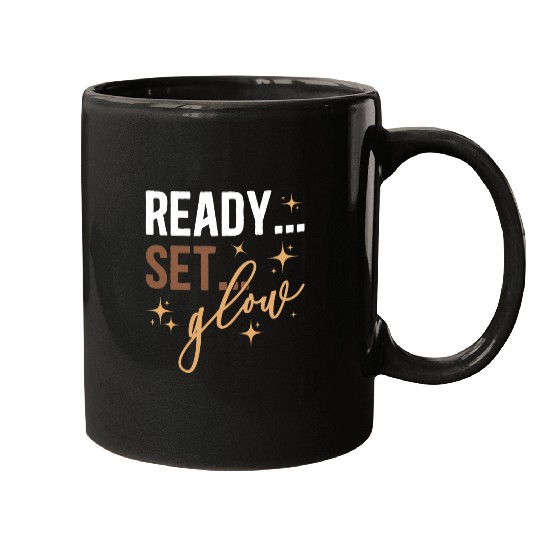 Ready Set Glow Spray Tan Artist Spray Tanning Artist Mugs