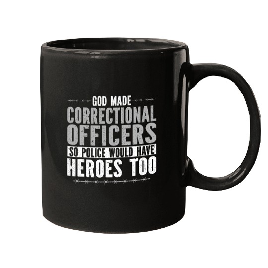 Police Job Correctional Officer Police vintages God Made Correctional Mugs