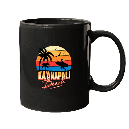 Kaanapali Beach Lahaina Maui Hawaii Vacation Mugs