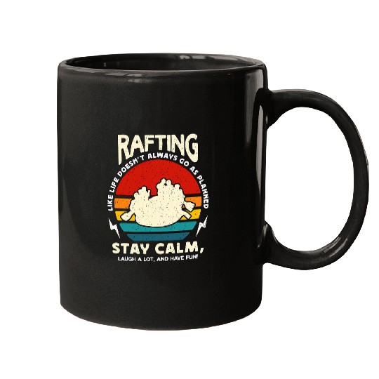 Rafting Like Life Doesnt Always Paddling Canoe Club Rafting Mugs
