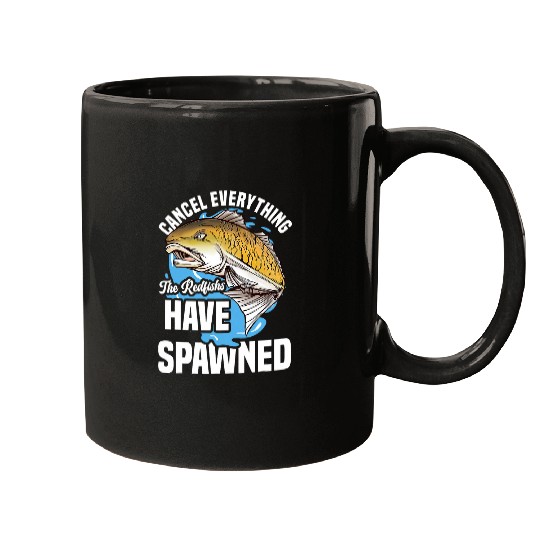 Redfish Fisher Spot Rod Redfish Fishing Redfish Fisherman Mugs