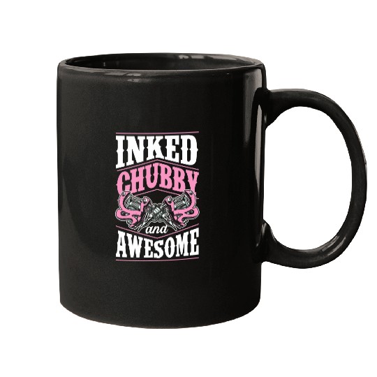 Inked Chubby And Awesome Body Positive Tattoo 1 Mugs