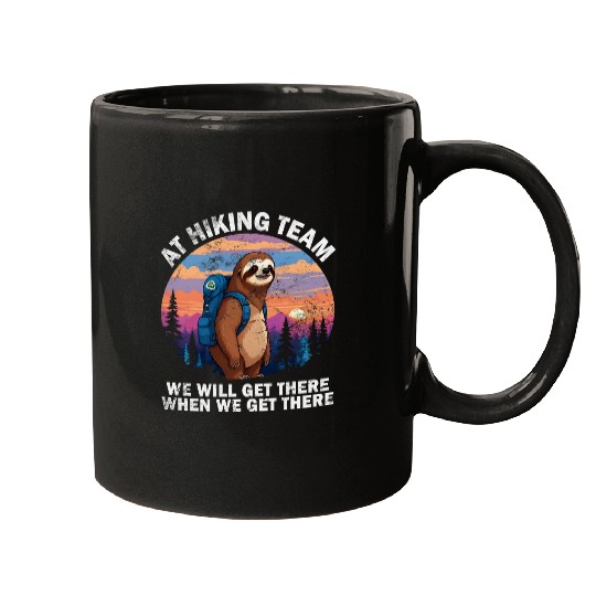 Sloth Pet Appalachian Trail Sloth Hiking Team Appalachian AT Thru Mugs