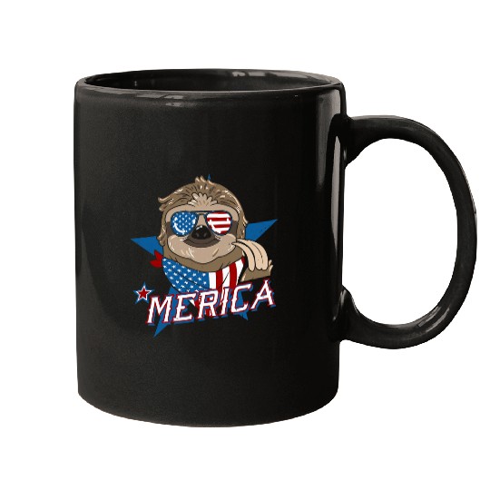 Sloth Pet Merica Gift For Sloths Lover Mugs