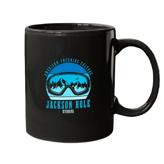 Snowboard Culture Jackson Hole Wyoming Mugs