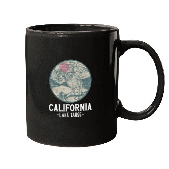 Lake Tahoe californias Nature Hiking Mountains Outdoors Mugs