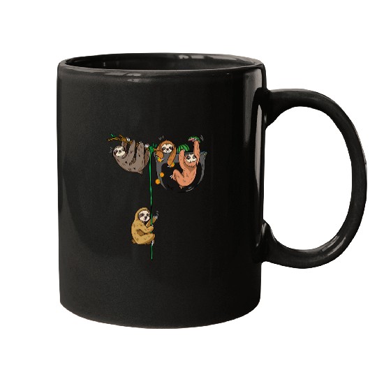Sloth Pet Funny Sloths In A Pocket Sloth Humor Lazy Lounging Nap Cute Mugs