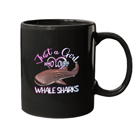 Just a Girl who loves Whale Sharks Scubas diving design 1 Mugs