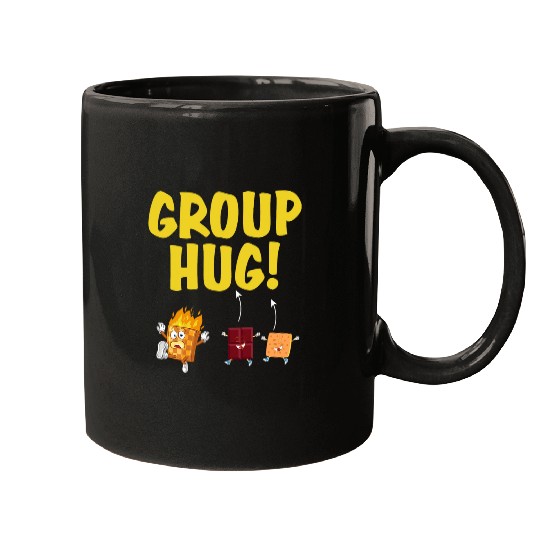 Smores Group Hug Smore Chocolate Marshmallow Camping Lover Mugs