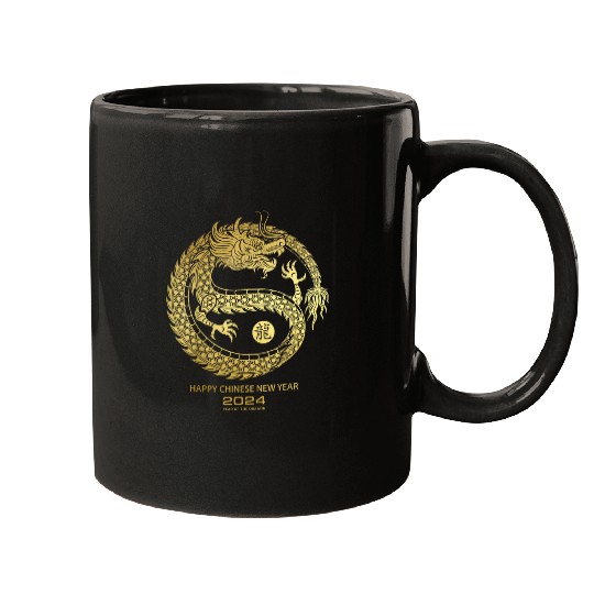 Dragon Pet Happy Chinese New Year Year of the Dragon 10 Mugs