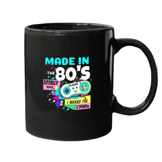Made In The 80s Totally Rad I Rocked The 1980s Video Game Mugs