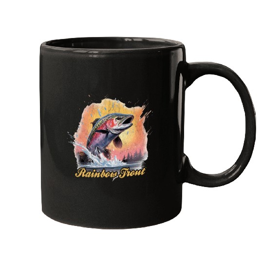 Rainbow Trout Fishing vintages Rainbow Trout Mugs