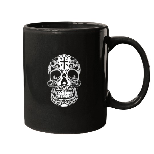 Mexican Sugar Skull Pride Calavera Day Deads Cinco De Mayo 6 Mugs