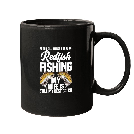 Redfish Fisherman Gear Rod and Reel Combo Redfish Fishing Mugs