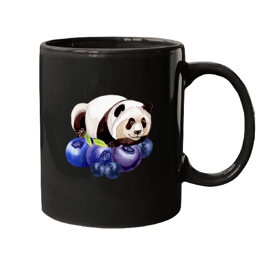 Panda Pet berry supercute fruit kawaii character blueberry panda Mugs