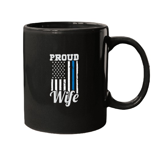 Proud Police Wife 1 Mugs