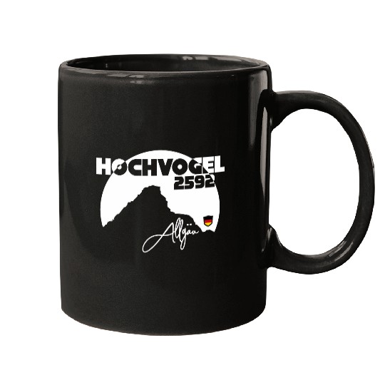Mount Hochvogel Mountain Hike Climb Hiking Gifts Germany Mugs