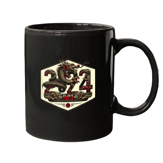Dragon Pet Happy Chinese New Year Year of the Dragon Zodiac 13 Mugs