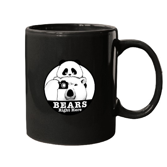 Bear Pet Right Here Classic Mugs