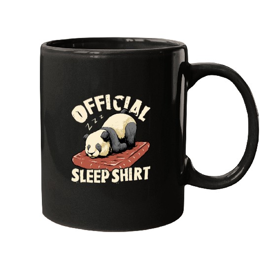 Panda Pet Official Sleep sleeping panda pajama 1 Mugs